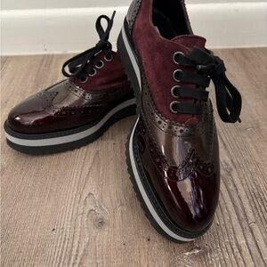 Arnold churgin, burgundy wine, Oxford Shoes
